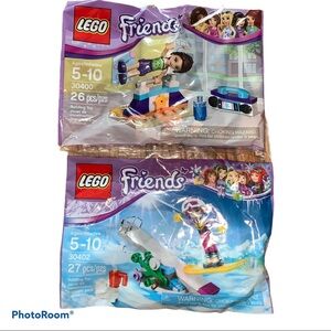 NEW Lego Friends 30402 & 30400 Polybag Playsets Bundle